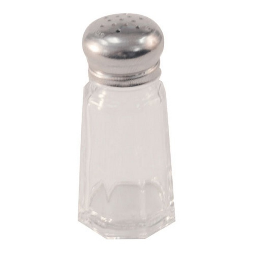 Winco Paneled Glass Salt And Pepper Shaker, 1