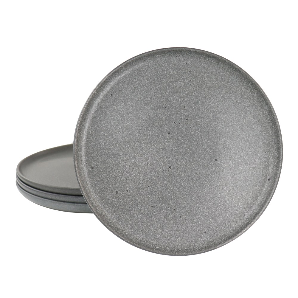 Our Table Landon 4-Piece Round Stoneware Salad Plate