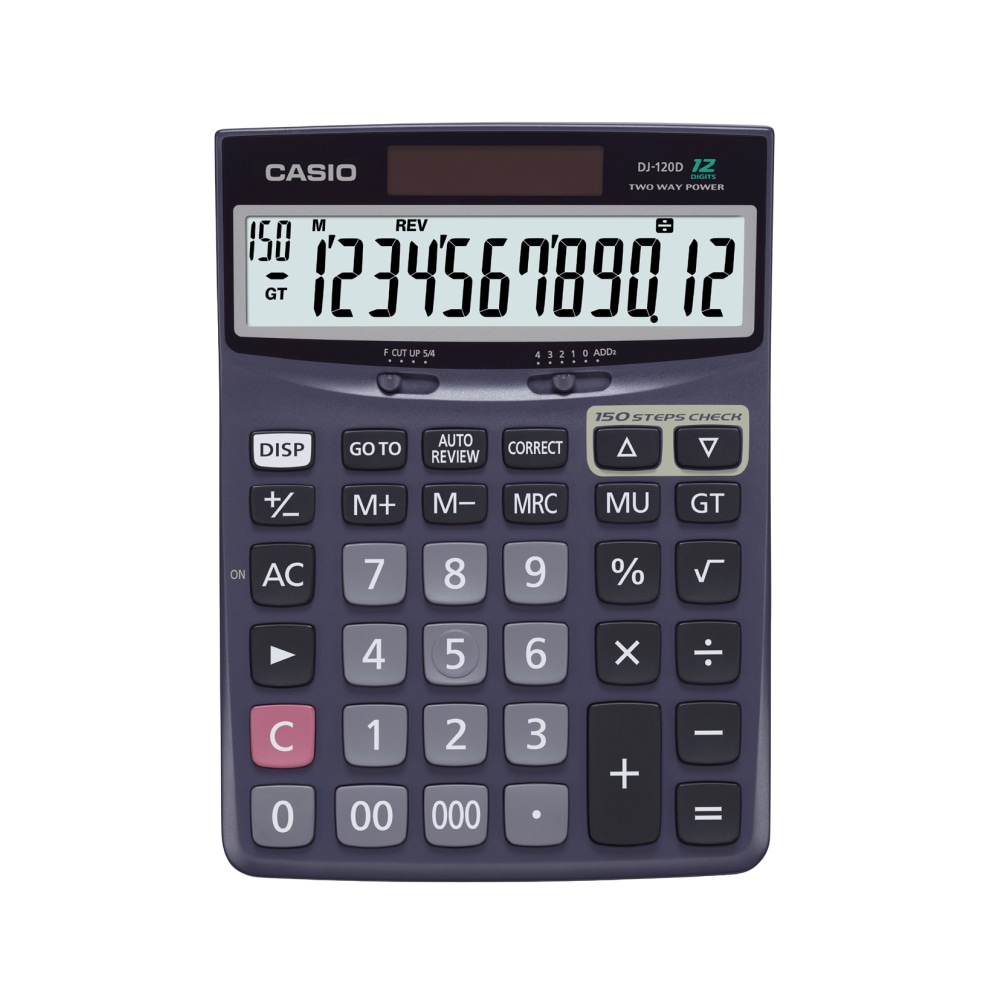 Casio® Check & Correct Desk Calculator, 1.37" x