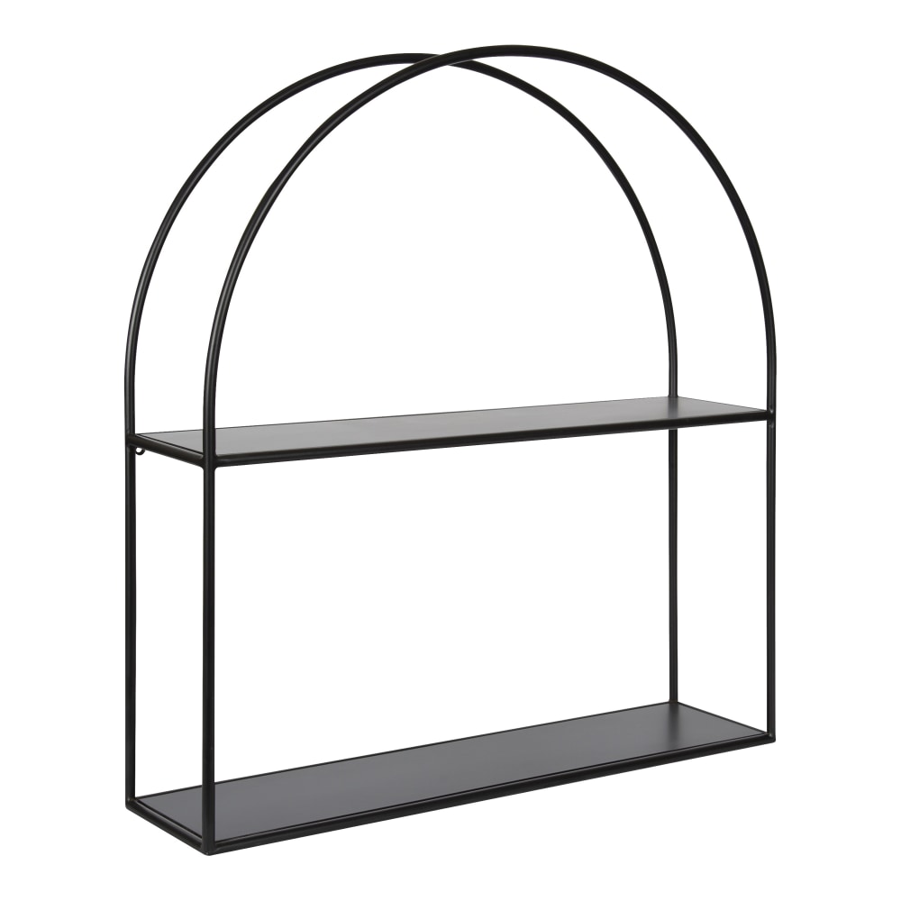 Kate and Laurel Monroe Modern Arch Wall Shelves,