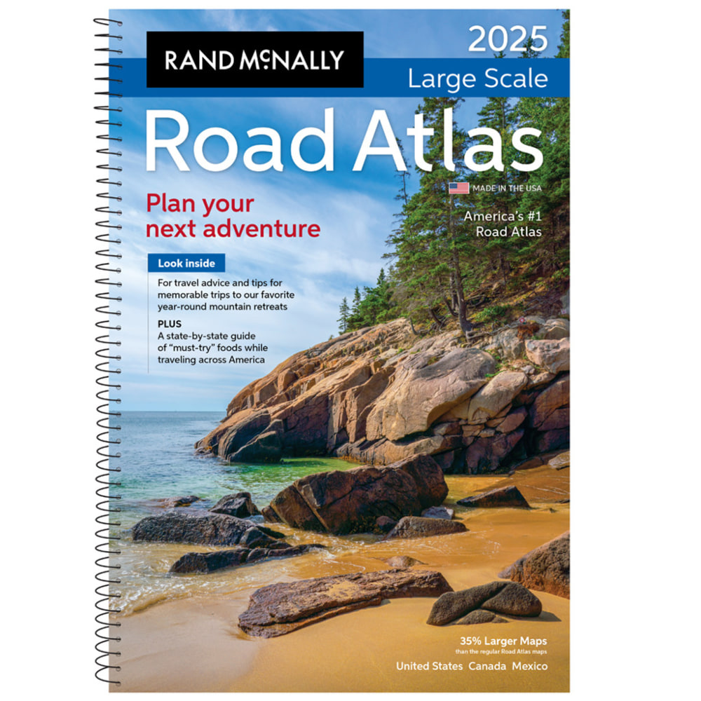 Rand McNally Large Scale Road Atlas 2025