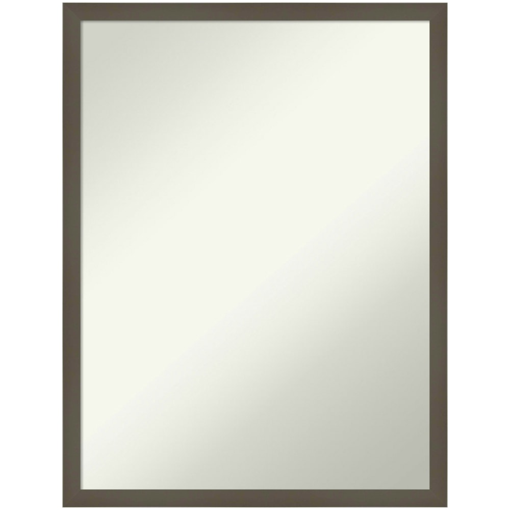 Amanti Art Non-Beveled Rectangle Wood Framed Bathroom Wall