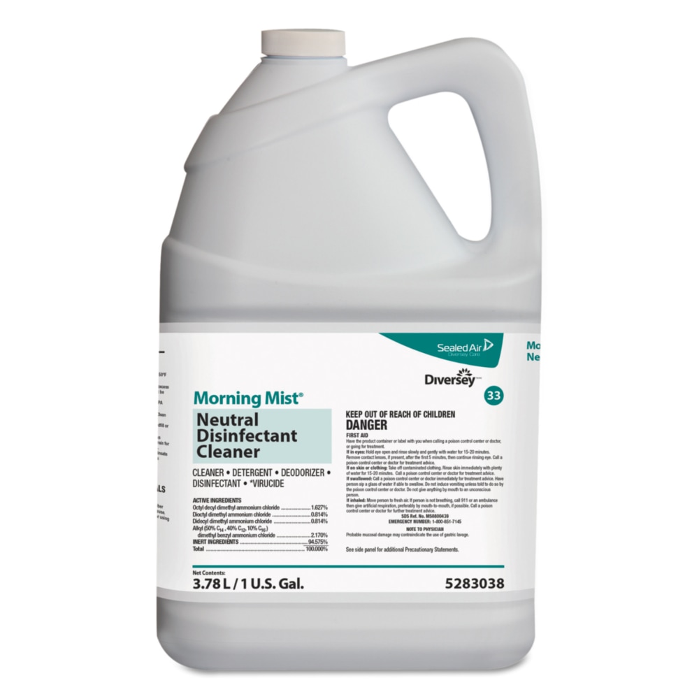 Diversey™ Morning Mist® Neutral Disinfectant Cleaner, Fresh