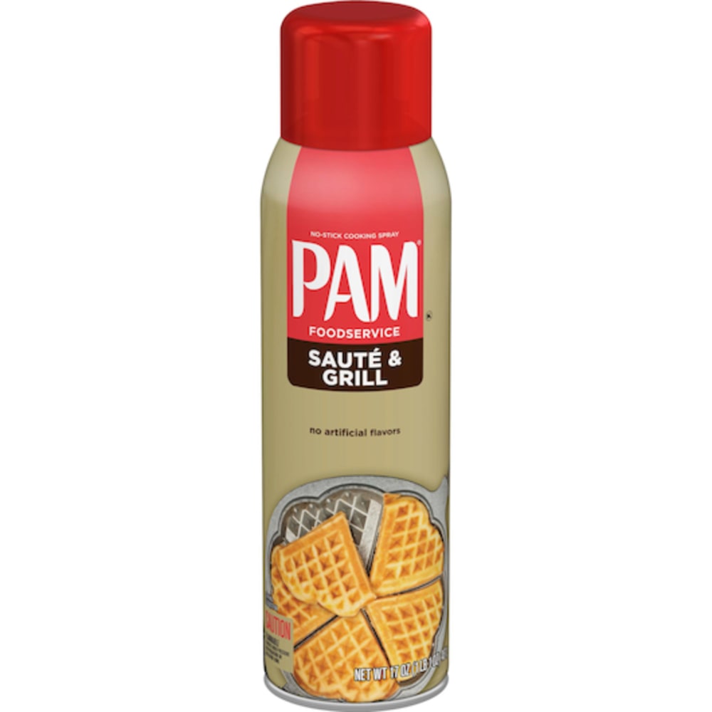 PAM Coating Saute & Grill Spray Aerosol, 17