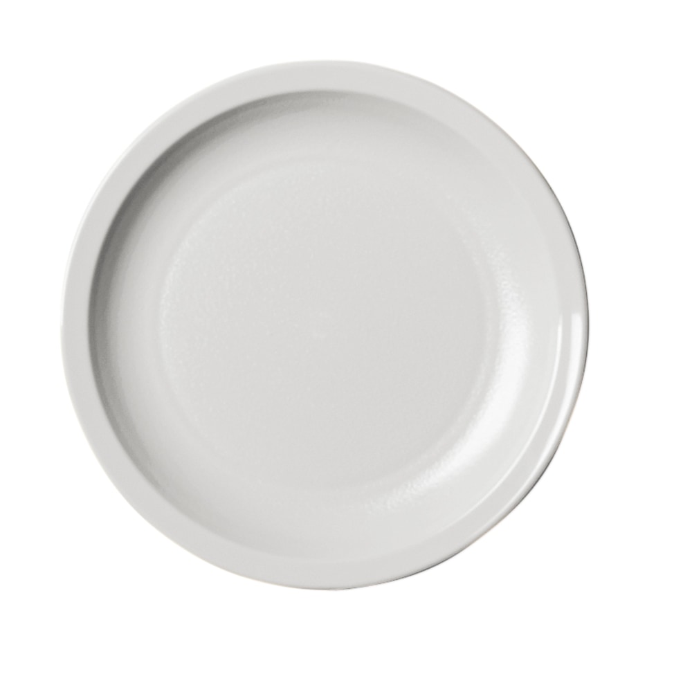 Cambro Camwear Round Dinnerware Plates, 5-1/2", White, Set