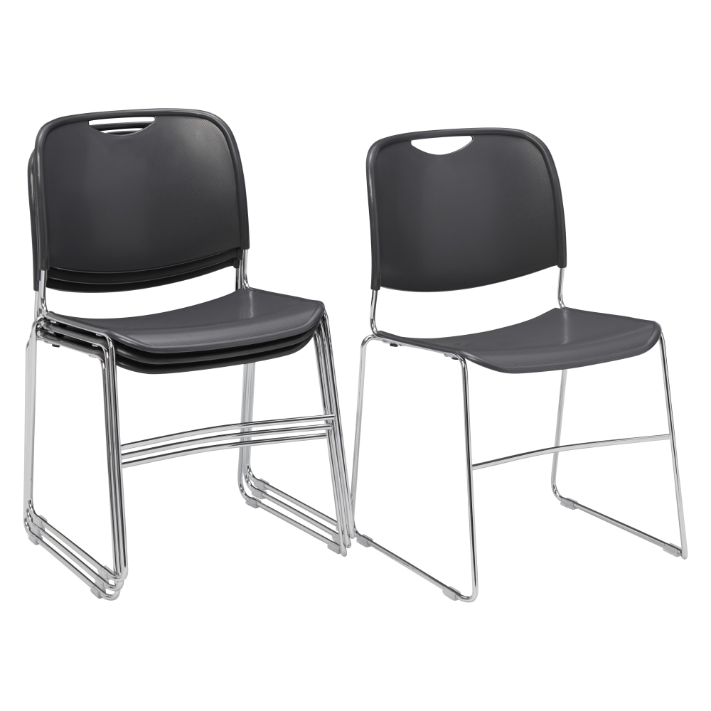 National Public Seating 8500 Ultra-Compact Plastic Stack Chairs,