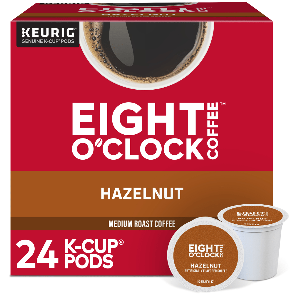 Eight O'Clock® Single-Serve Coffee K-Cup® Pods, Hazelnut,