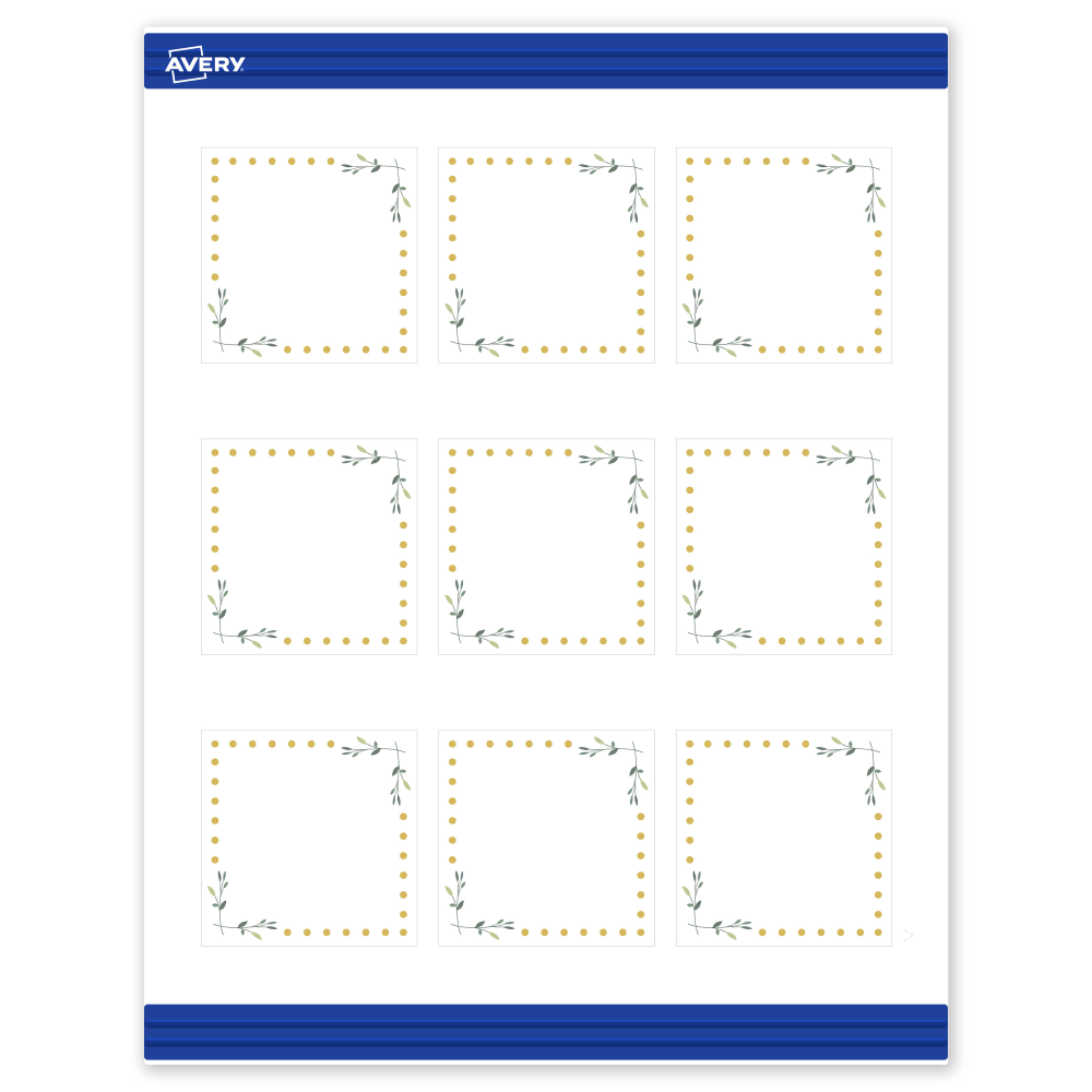 Avery® Print-To-The-Edge Cards With Sure Feed® Technology,
