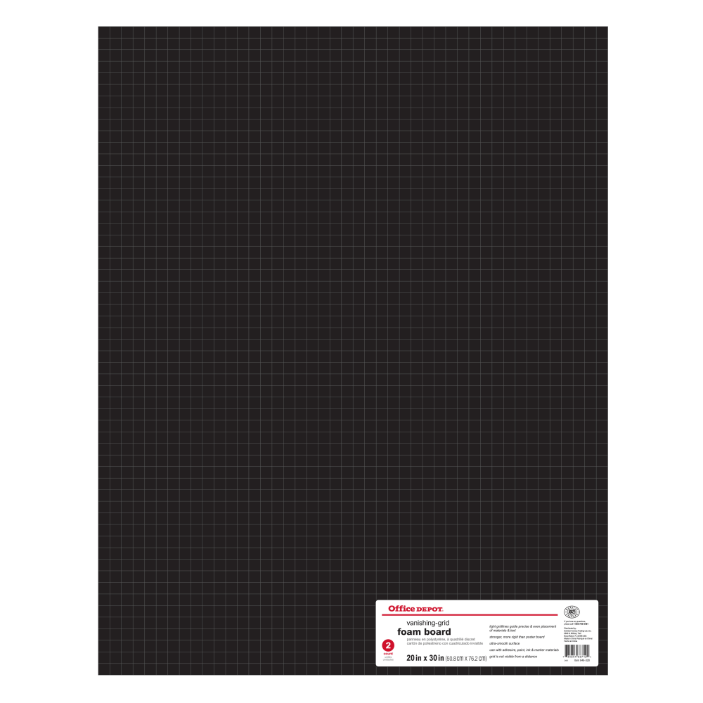 Office Depot® Brand Vanishing Grid Foam Board, 20"