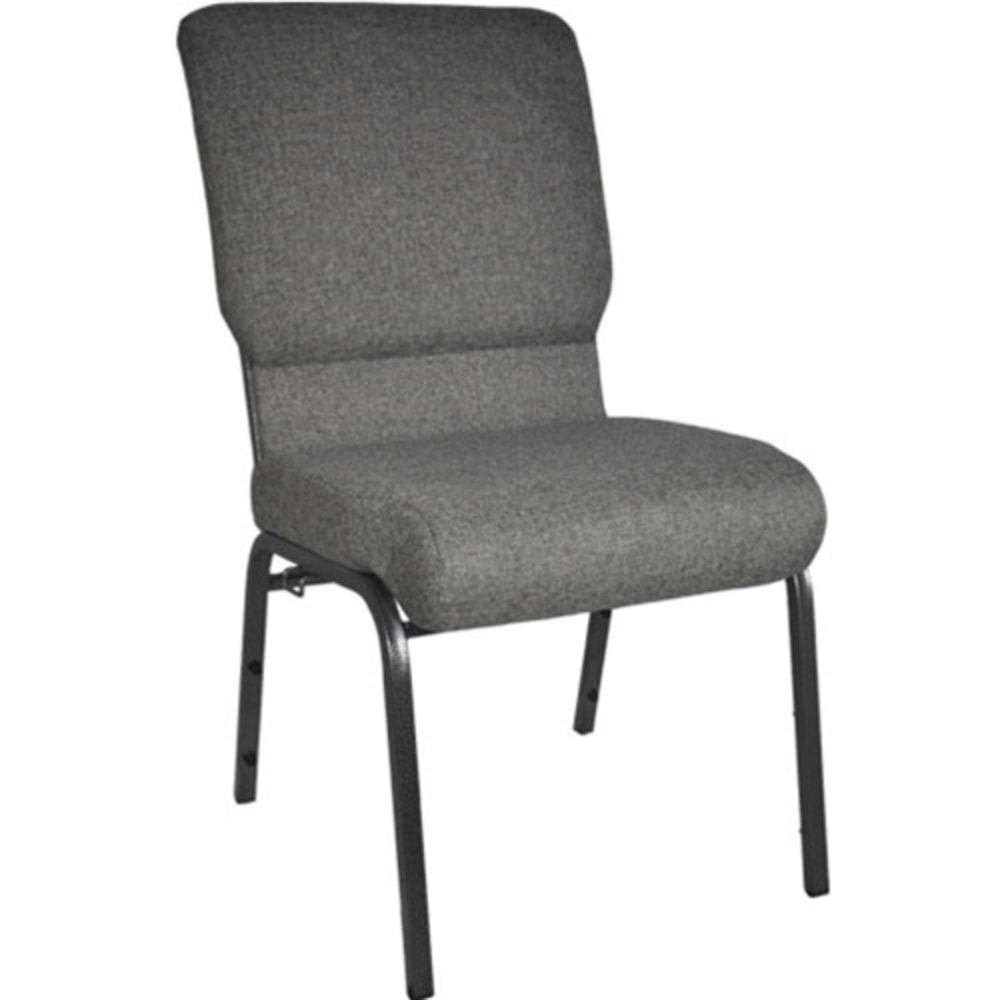 Flash Furniture Advantage Church Chair, Charcoal Gray/Silver Vein