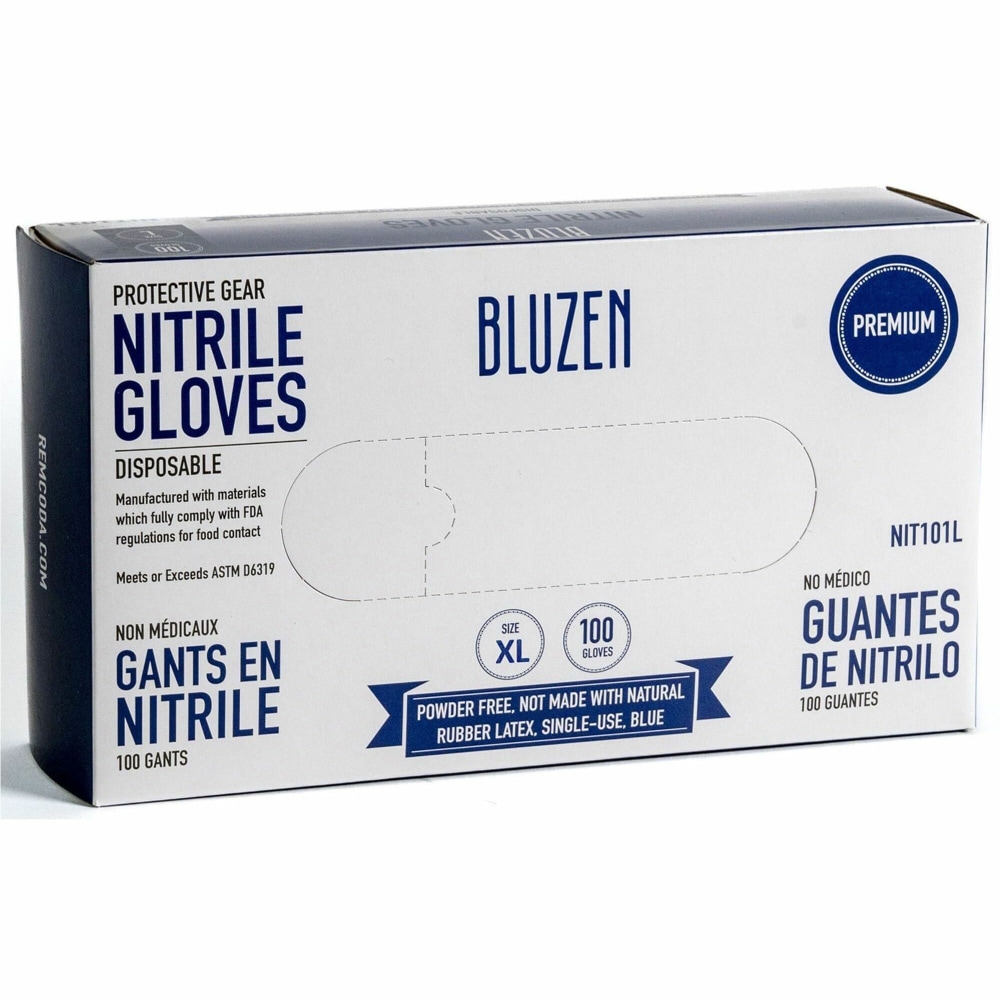 Remcoda Disposable Nitrile Gloves - 3 mil Thickness