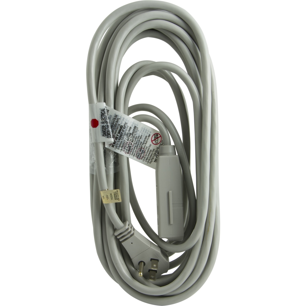 GE 3 Outlet Extension Cord, 25&#x27; Long Cord,