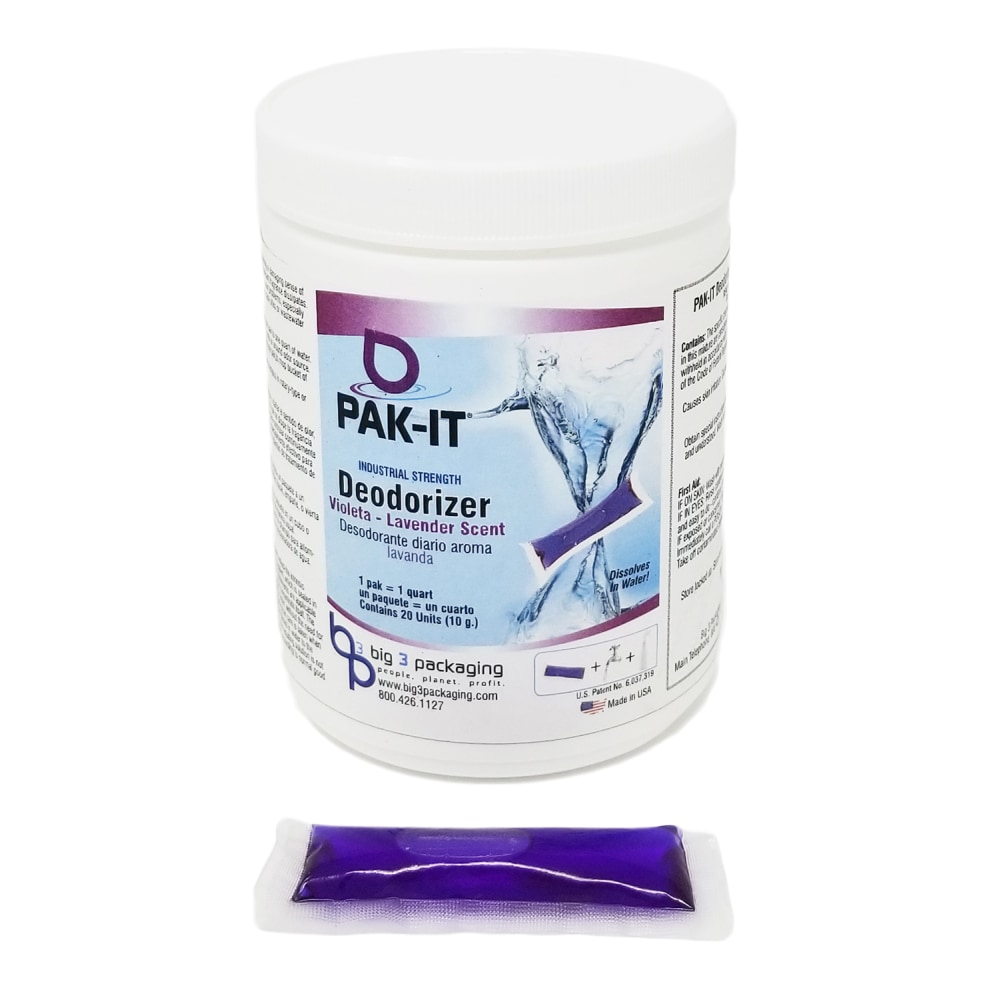 PAK-IT® Industrial-Strength Deodorizer, Violeta Lavender, 9.6 Oz,