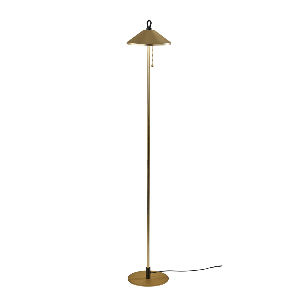 Adesso Kaden LED Floor Lamp, 54”H, Brass