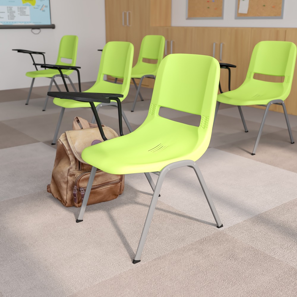 Flash Furniture Ergonomic Shell Chair With Right Handed