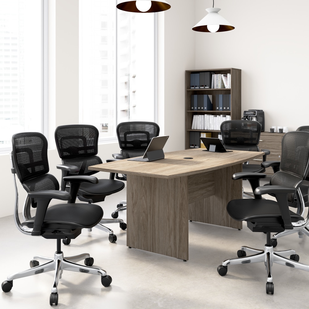 WorkPro® Motiva Office Conference Table With Wood Base,