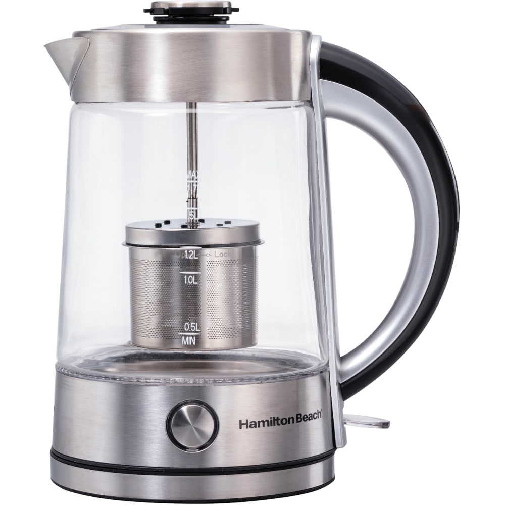 Hamilton Beach 1.7 Liter Electric Glass Kettle With