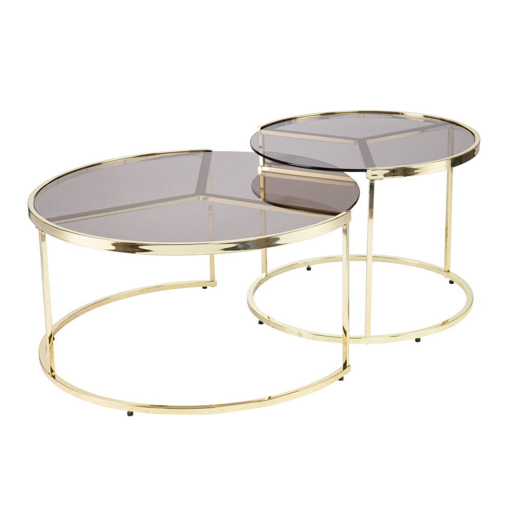 SEI Martley Nesting Cocktail Table Set, 15-3/4"H x