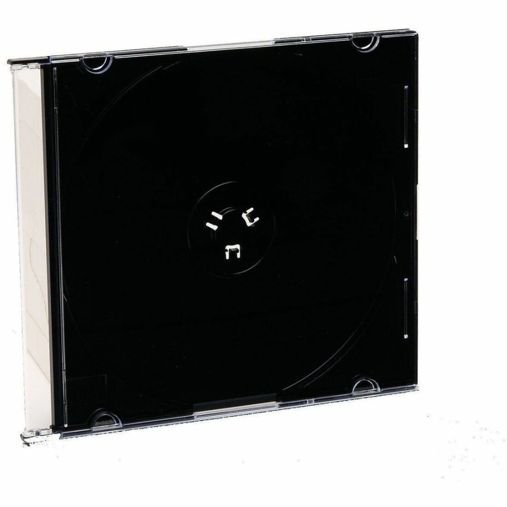 Verbatim® CD & DVD Slim Jewel Cases, Black,