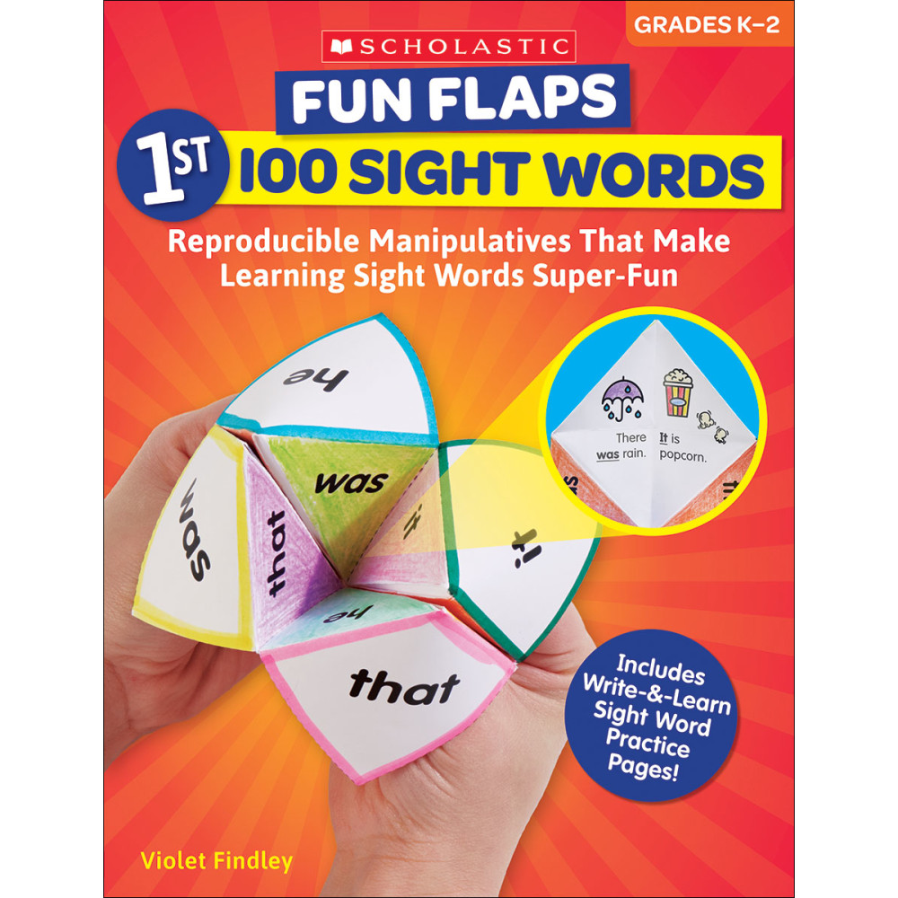 Scholastic® Fun Flaps: 1st 100 Sight Words, Grades