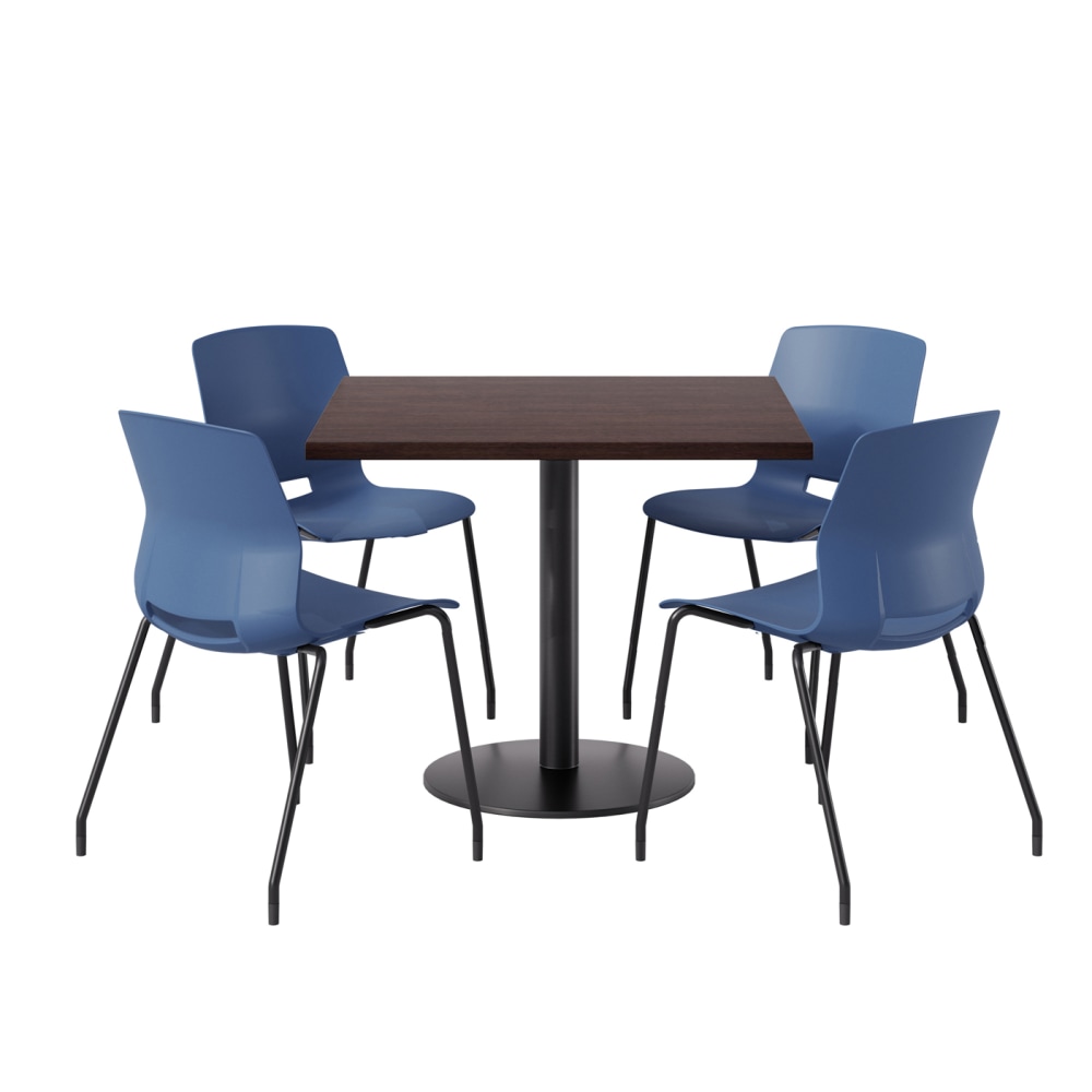 KFI Studios Proof Cafe Pedestal Table With Imme