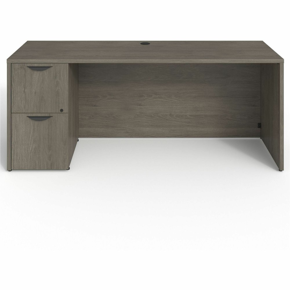 Lorell® Prominence 2.0 72"W x 42"D Left-Pedestal