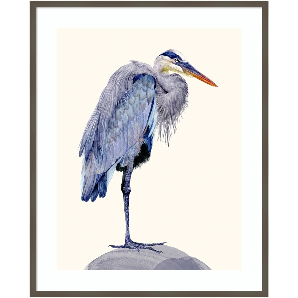 Amanti Art Heron Study II by Melissa Wang