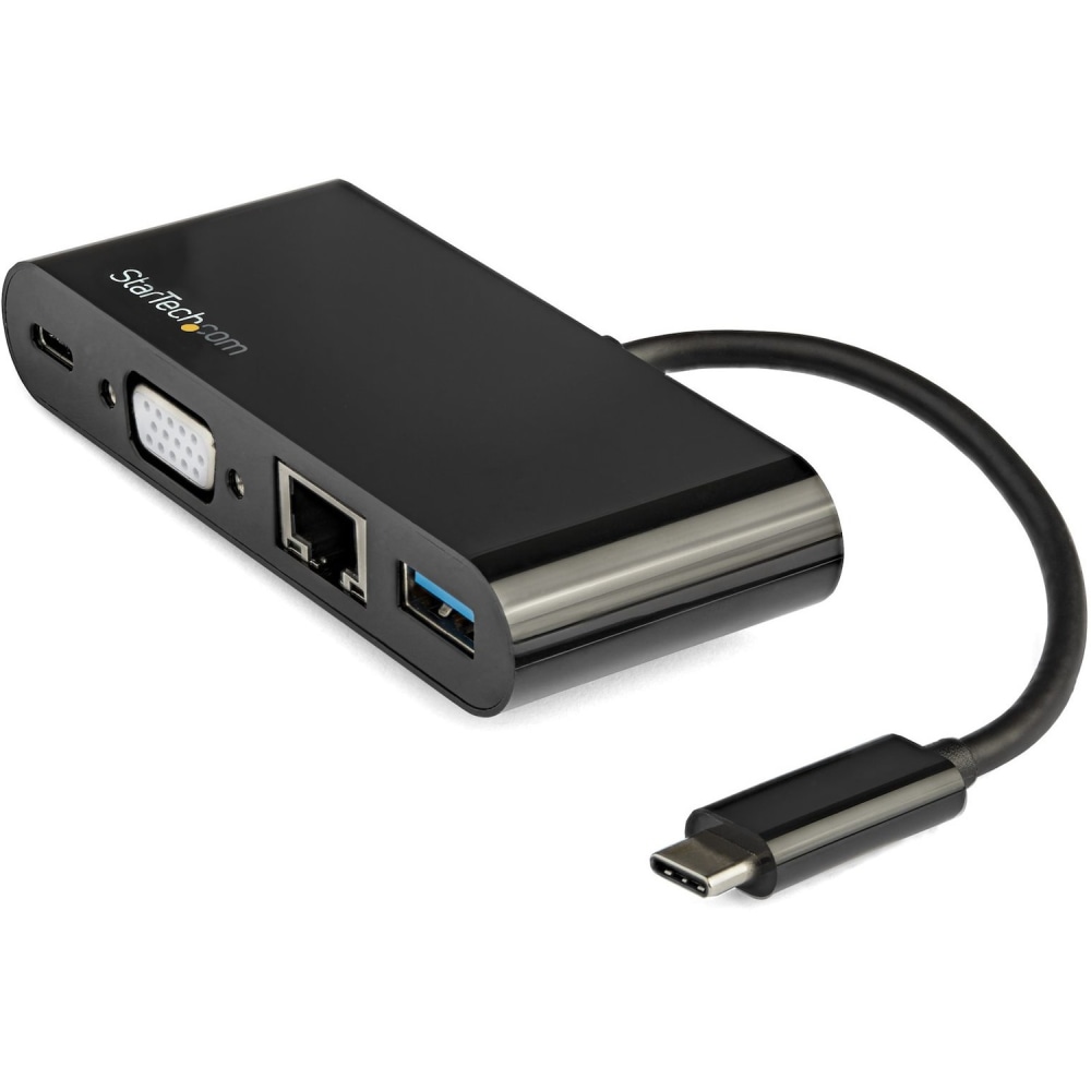 StarTech.com USB C VGA Multiport Adapter - Power