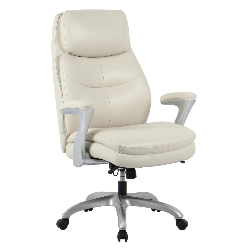 Realspace® Everton Ergonomic Vegan Leather High-Back Executive