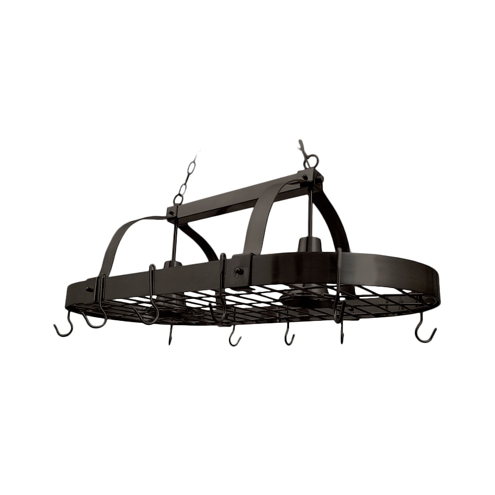 Elegant Designs 2-Light Hanging Downlight Pot Rack,