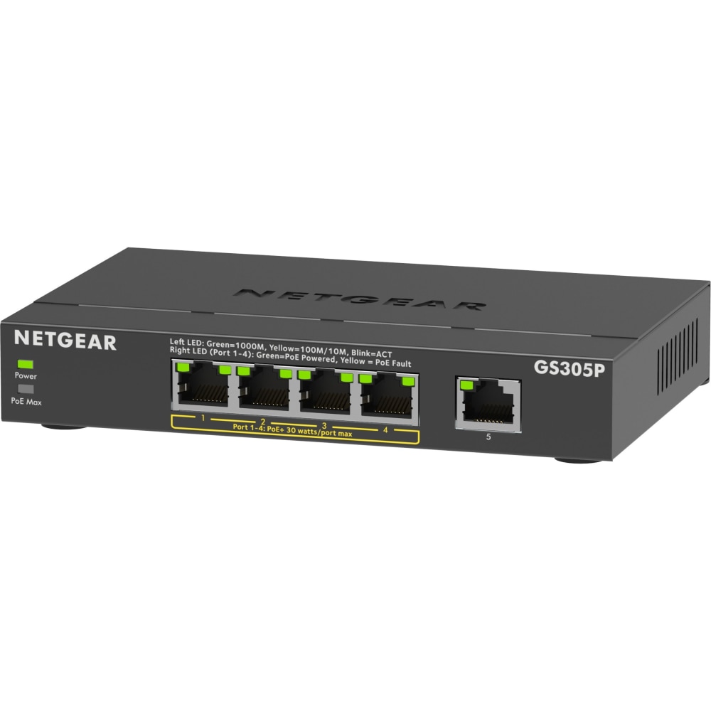 Netgear GS305P Ethernet Switch - 5 Ports -