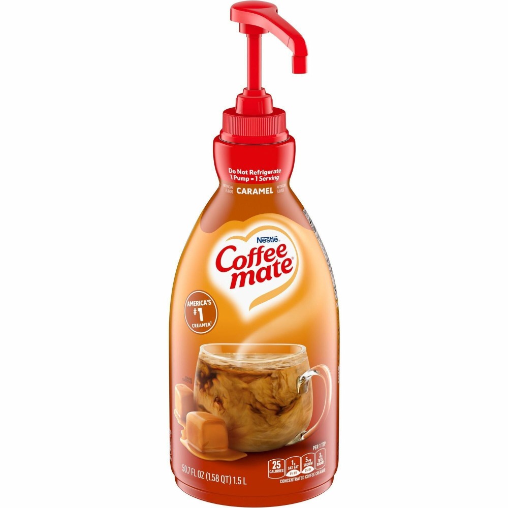 Nestle Caramel Flavored Liquid Creamer Pump Bottle -