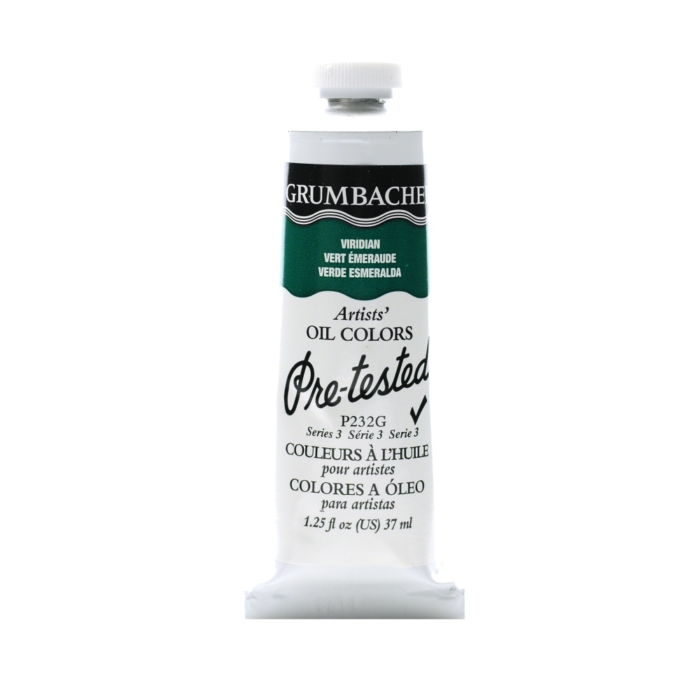 Grumbacher P232 Pre-Tested Artists&#x27; Oil Colors, 1.25 Oz,