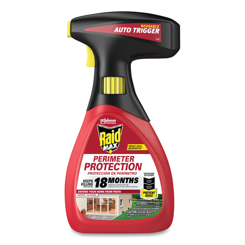 Raid® Max Perimeter Protection Bug Spray, 30 Oz
