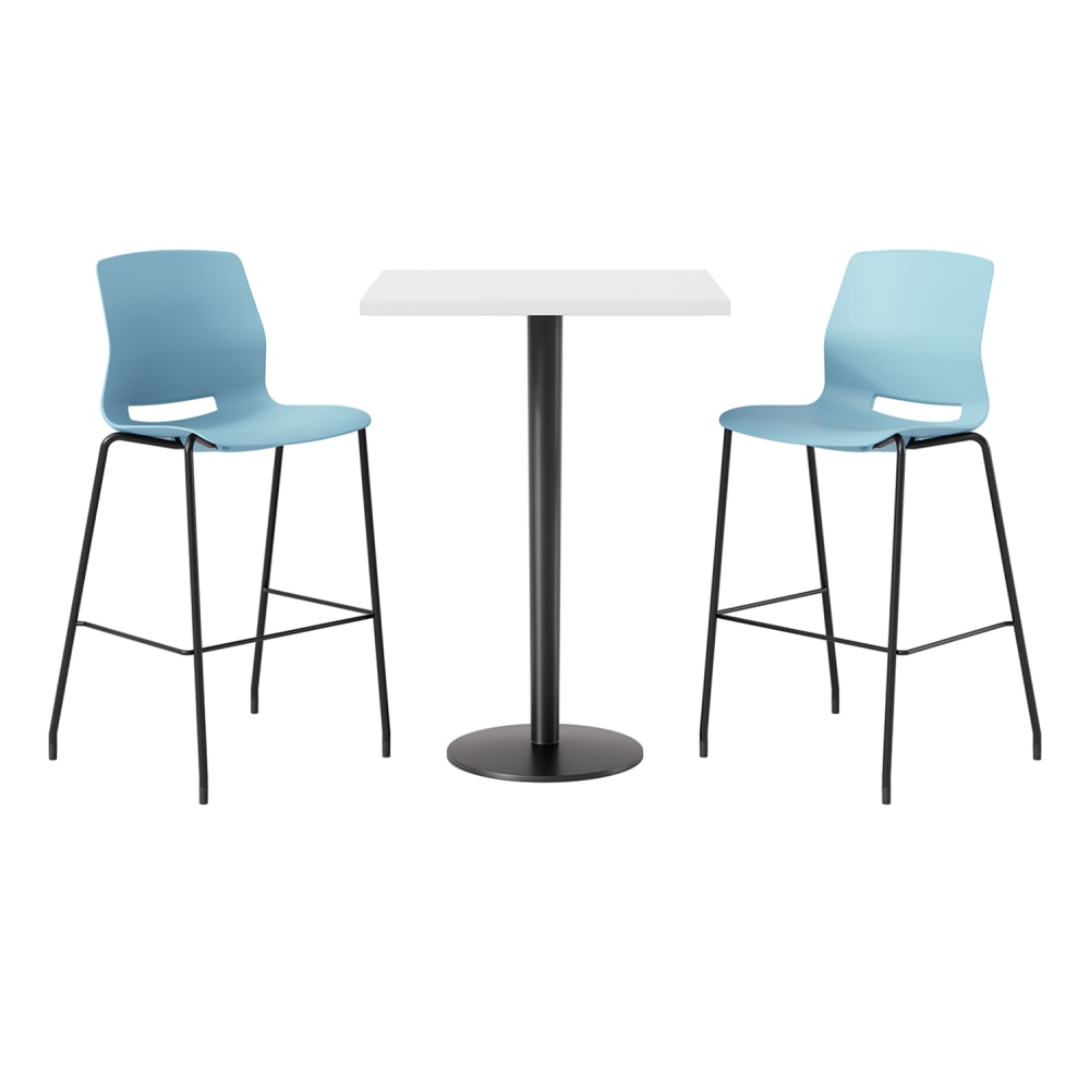 KFI Studios Proof Bistro Square Pedestal Table With