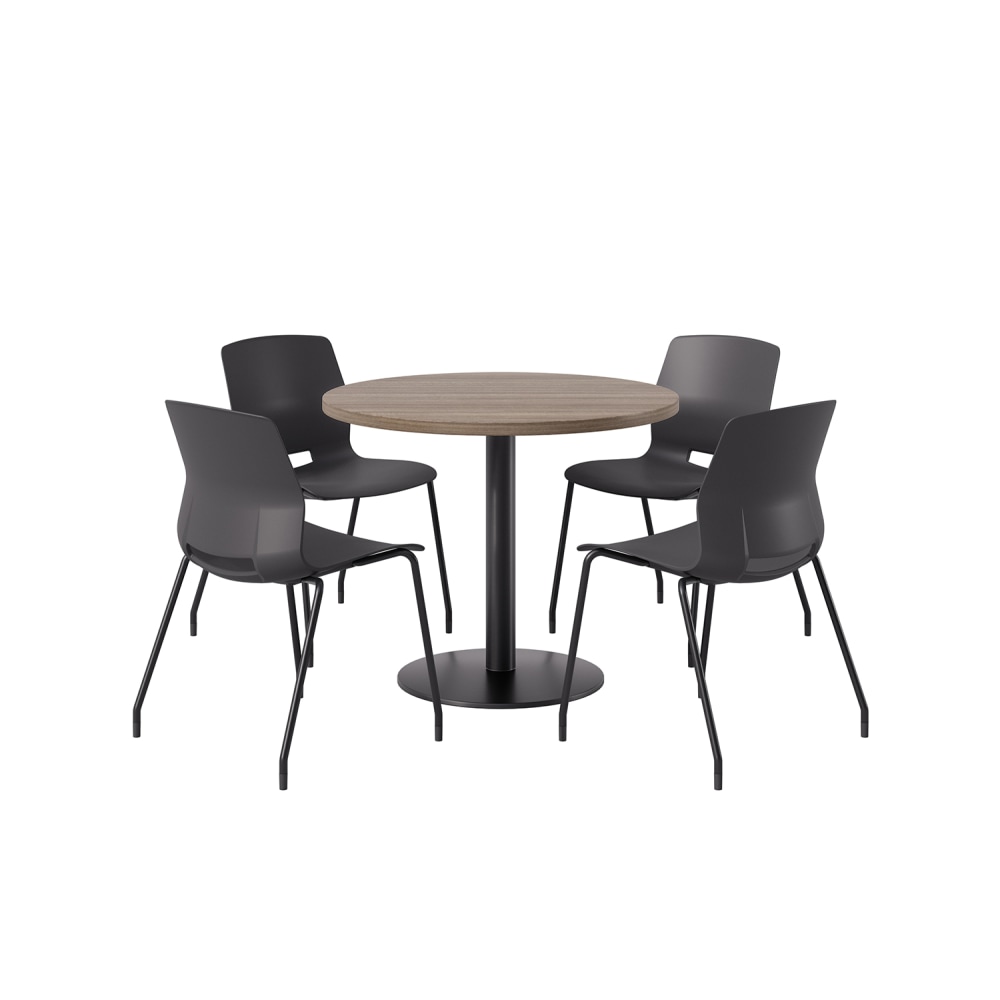 KFI Studios Midtown Pedestal Round Standard H Table