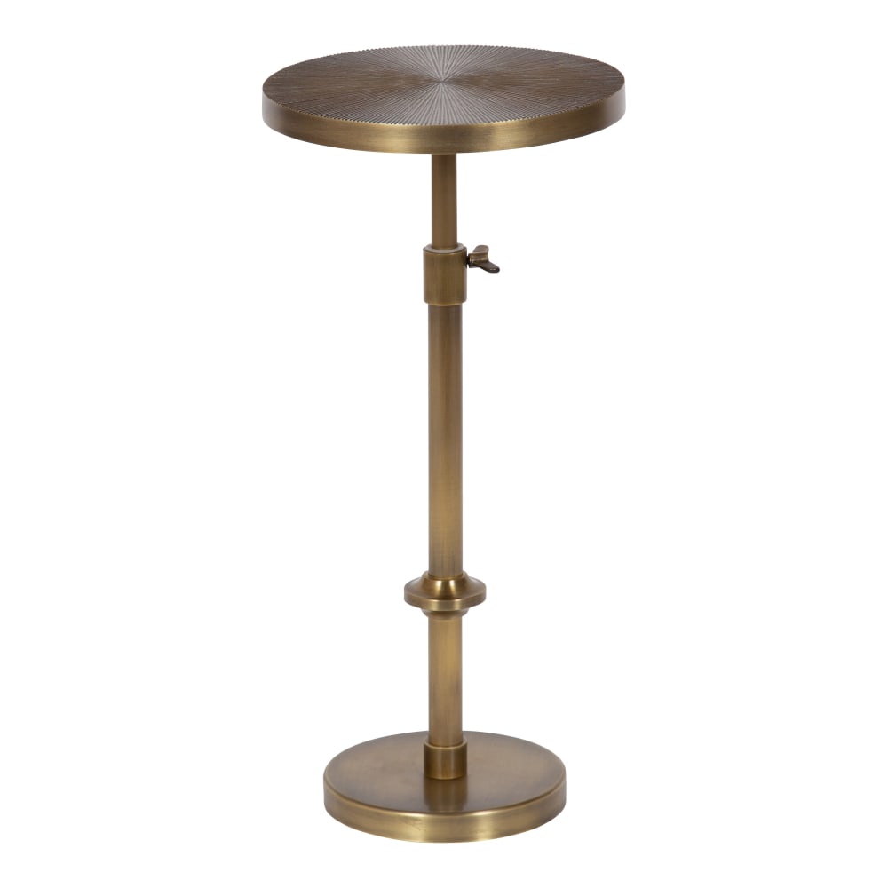 Kate and Laurel Engles Iron Round Drink Table,