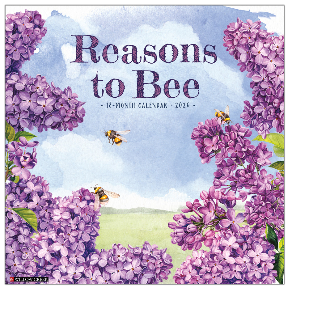 2026 Willow Creek Press Inspirational Monthly Wall Calendar,
