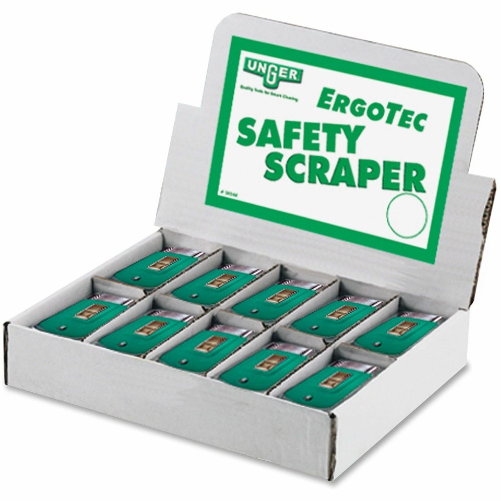 Unger Safety Scrapers - 1.50" Blade - Retractable,