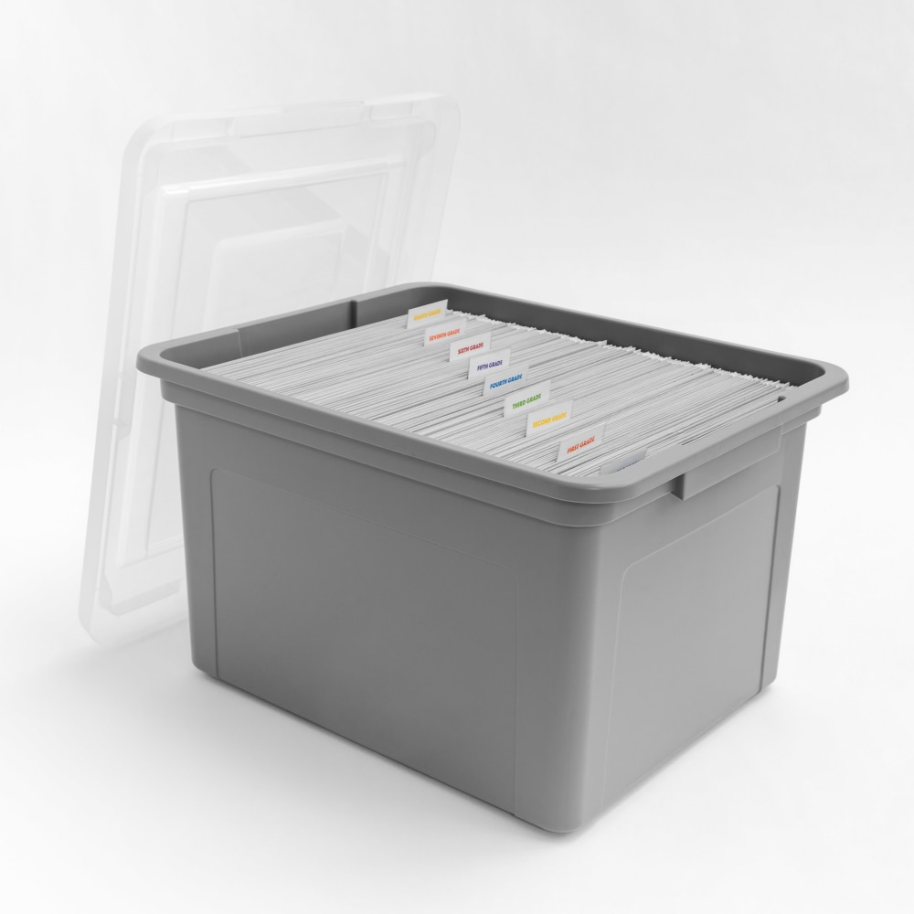Iris USA® File Boxes, 35 Qt, 28-15/16”L x