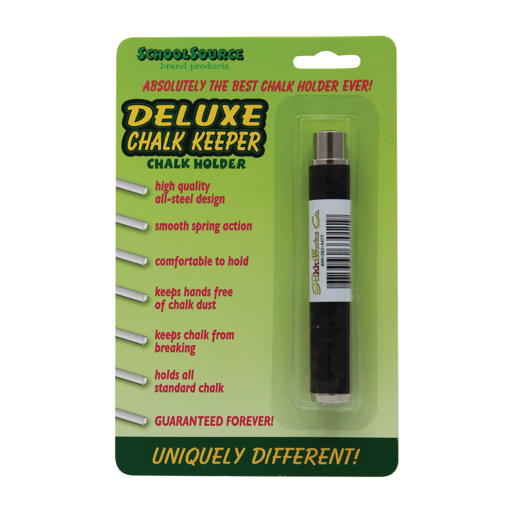 The Stikkiworks Co. Deluxe Chalk Keepers, Black, Pack
