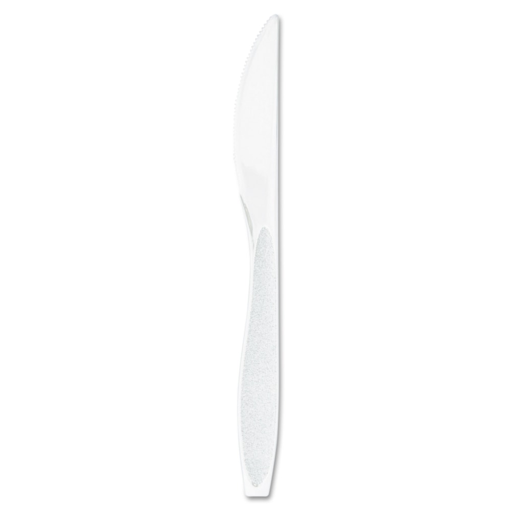 Dart® Impress™ Heavyweight Full-Length Polystyrene Knives, White,