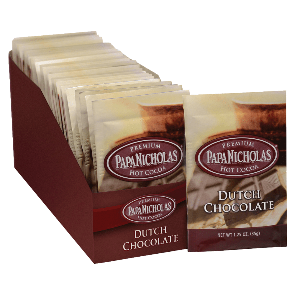 PapaNicholas Coffee Premium Dutch Chocolate Hot Cocoa, 1.25