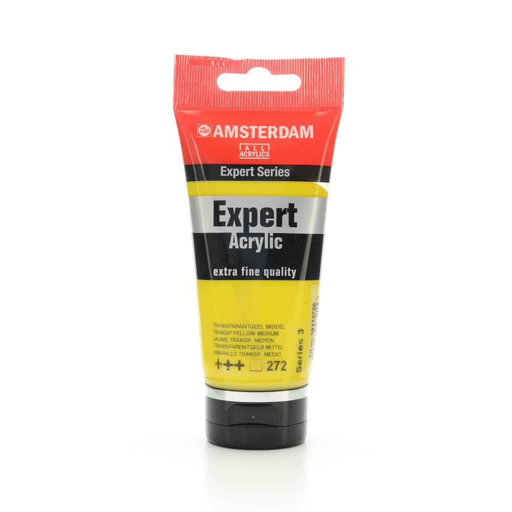 Amsterdam Expert Acrylic Paint Tubes, 75 mL, Transparent