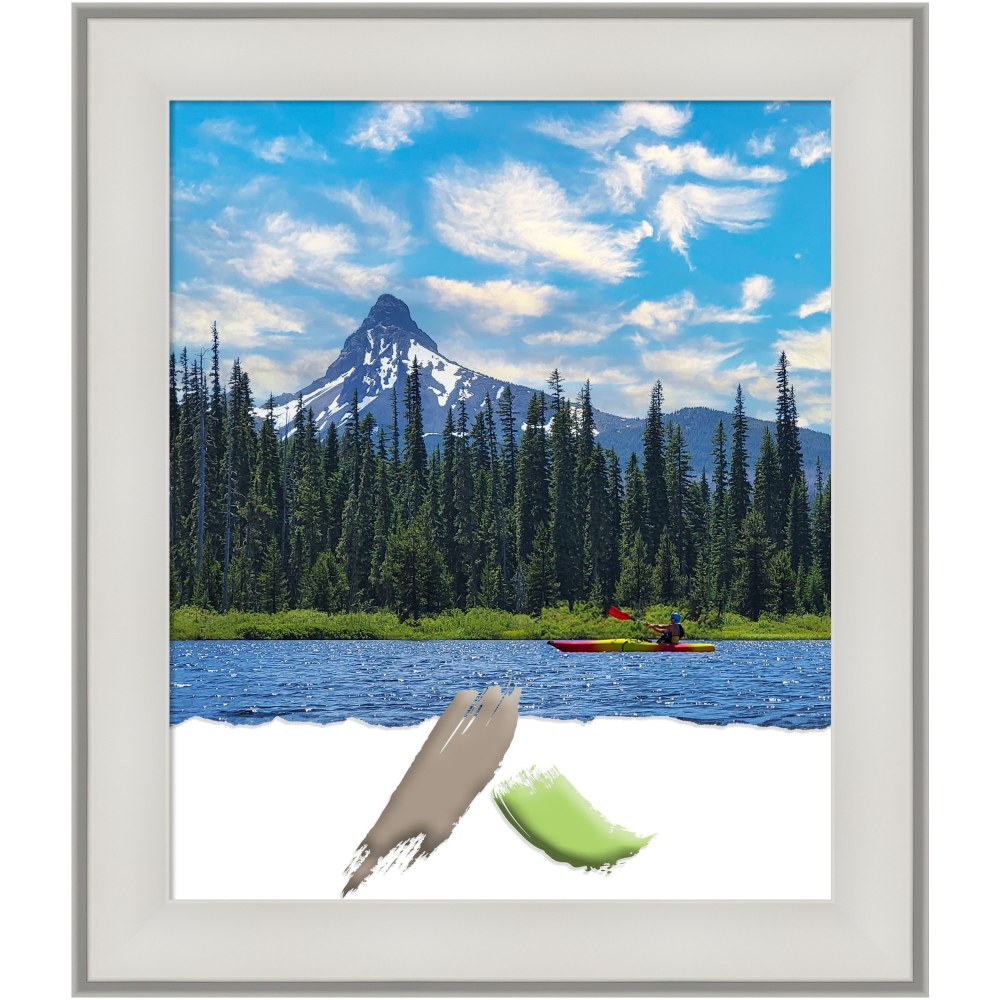 Amanti Art Imperial White Picture Frame, 25" x