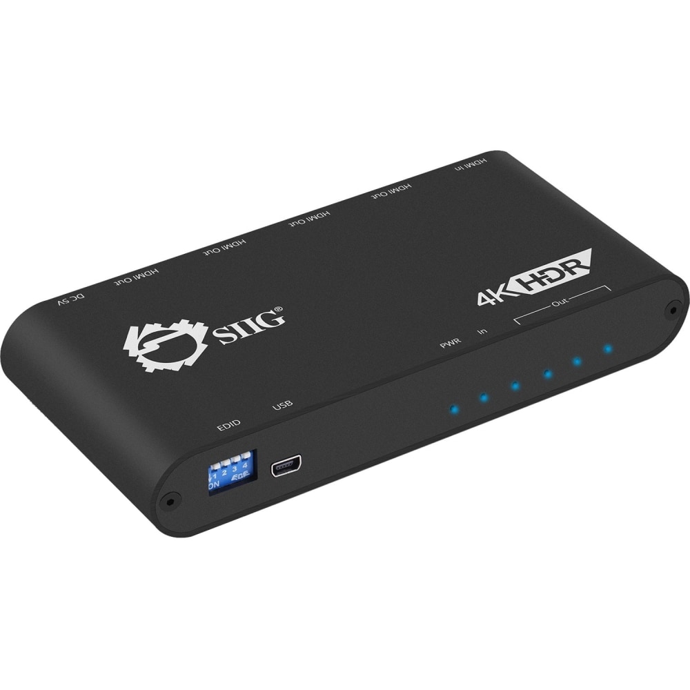 SIIG 1x4 HDMI 2.0 Splitter / Distribution Amplifier