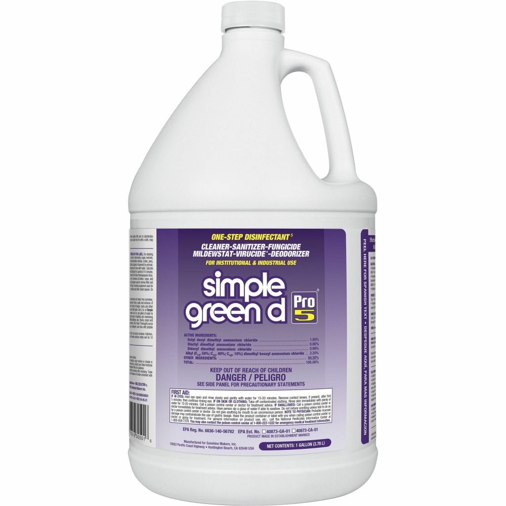 Simple Green D Pro 5 One-Step Disinfectant -