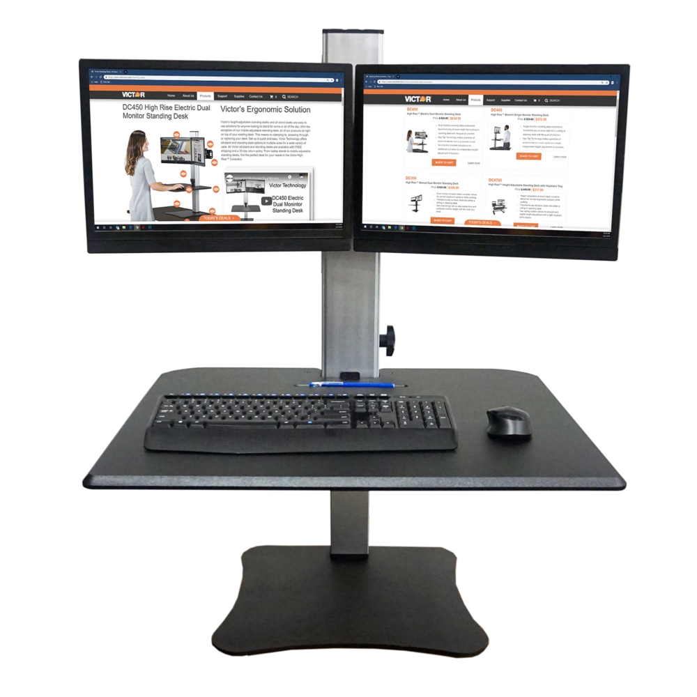 Victor® High Rise™ DC350 Dual Monitor Standing Desk