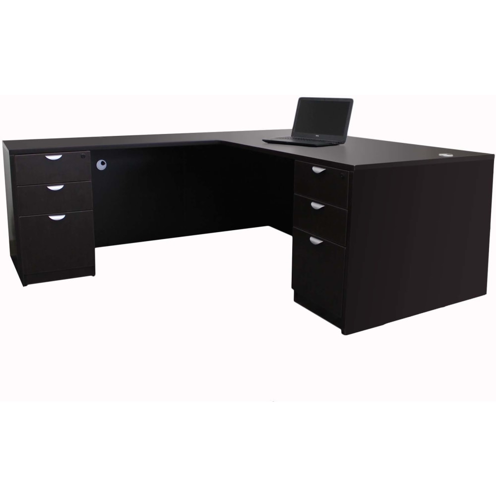 Boss Office Products Holland Series 71"W Executive L-Shaped