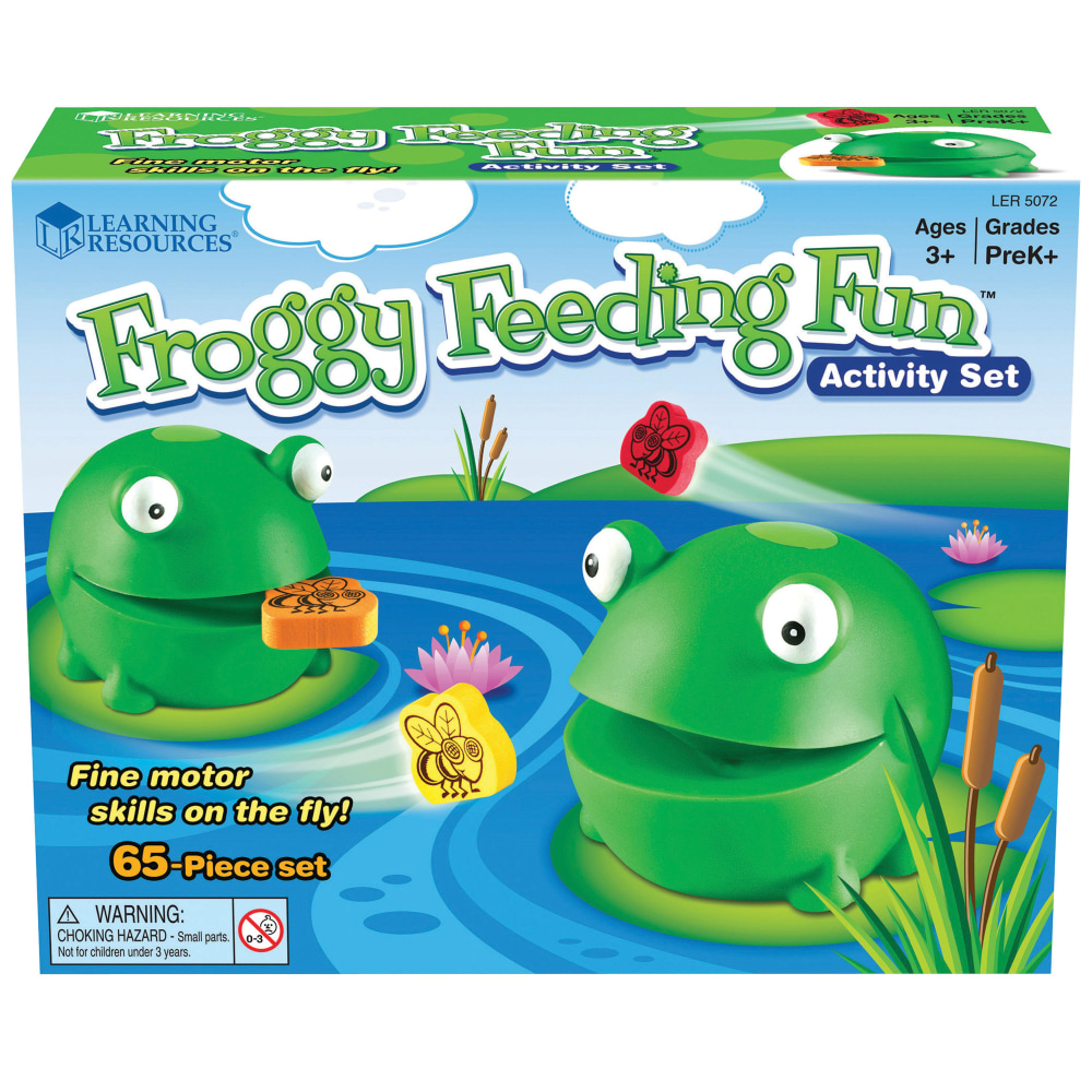 Learning Resources® Froggy Feeding Fun™ Set, Pre-K -